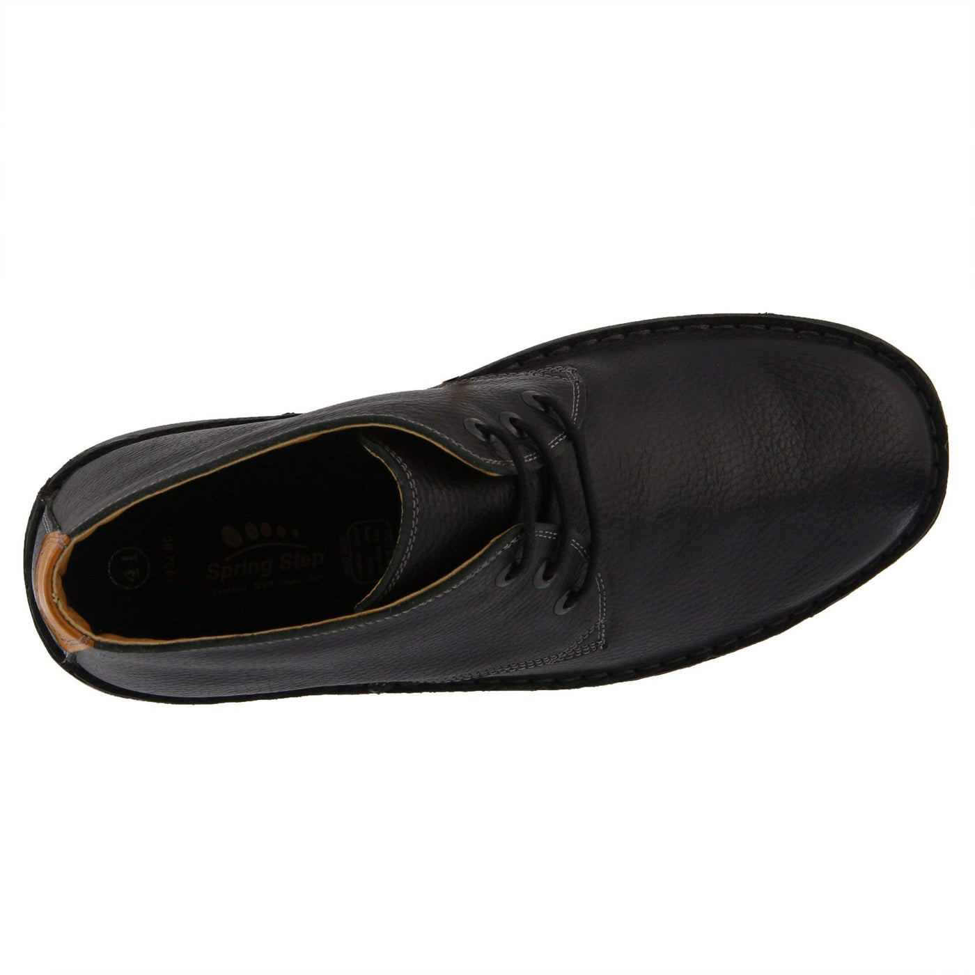 Spring Step Men Mathias Black Shoe US 9.5-10
