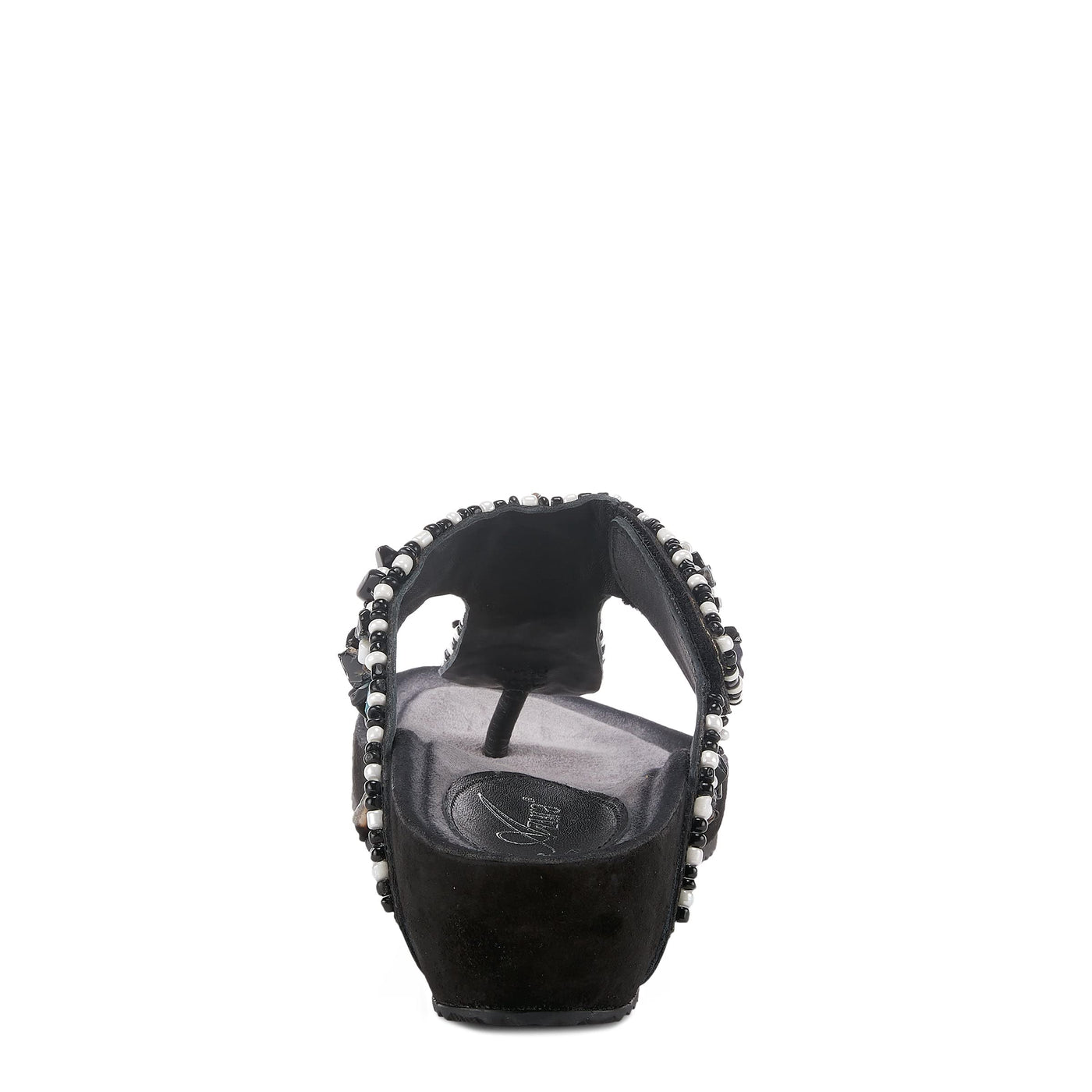 Azura Women's Platypus Slide Sandal, Black Multi, 5.5-6