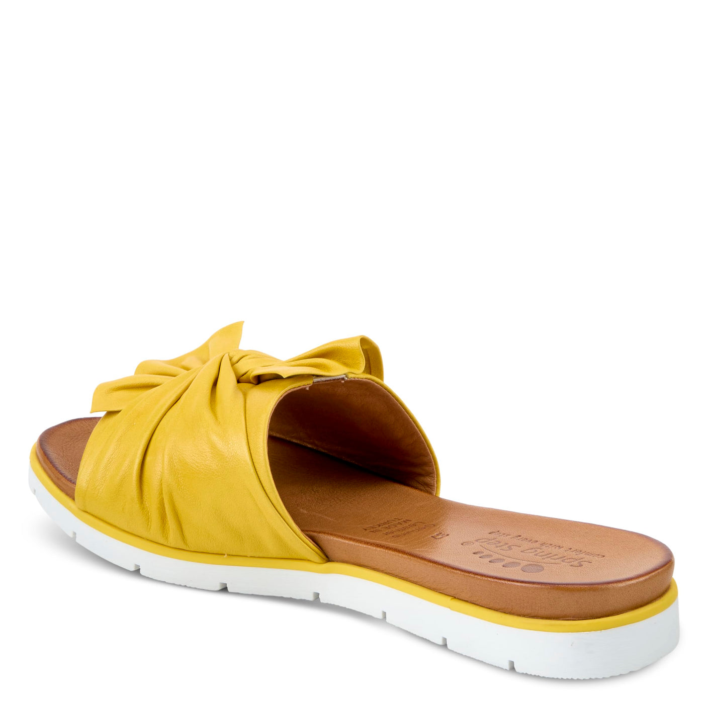 Spring Step Women's Lavona Sandal, Yellow, 5.5-6