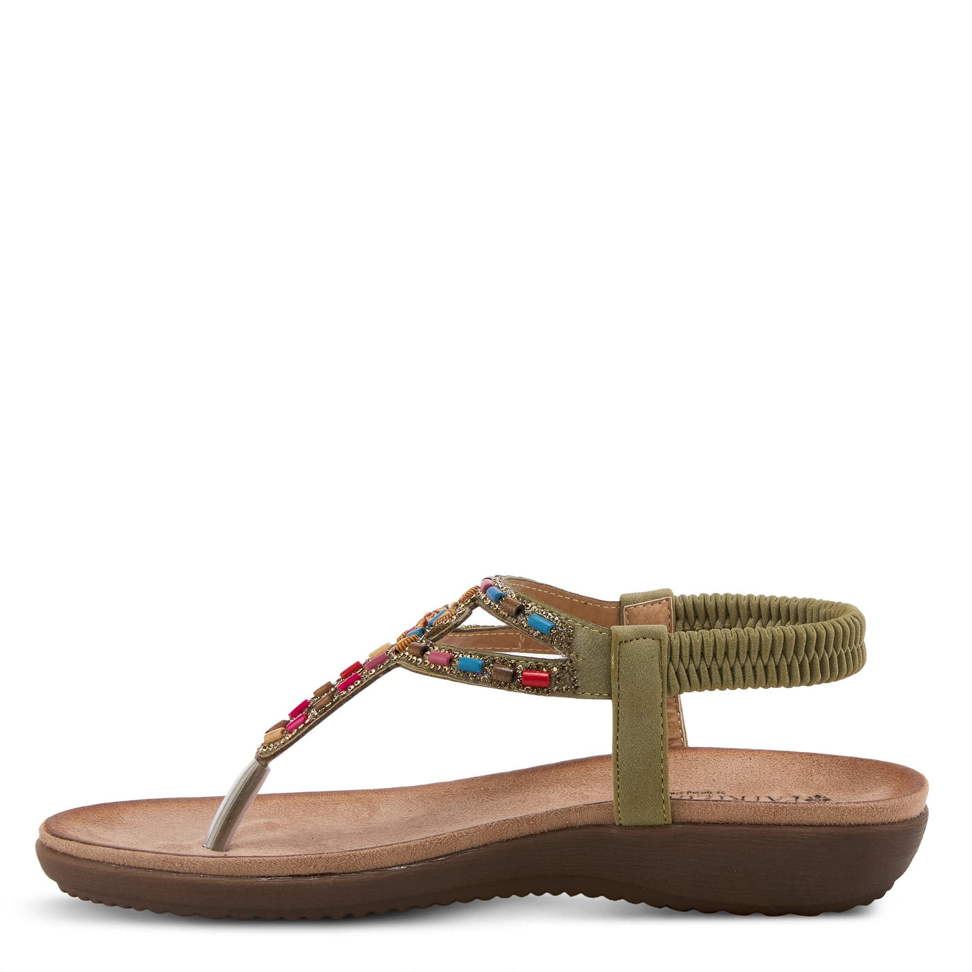 PATRIZIA Women's Crema Slingback Sandal Olive Green EU 36 / US 5.5-6