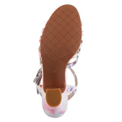 Spring Step L'Artiste Women's Marzi Quarter Strap Sandal Lilac Multi EU 42 / US 10.5-11
