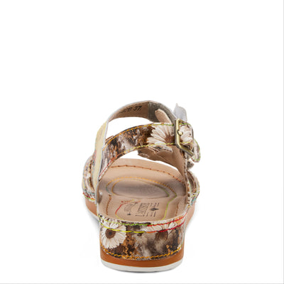 Spring Step L'Artiste Women's Joelina-Dazi Ankle Strap Sandal Yellow Multi EU 38 / US 7.5-8