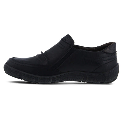 Spring Step Women JUNEY Loafer Flat, Black,8.5 M US