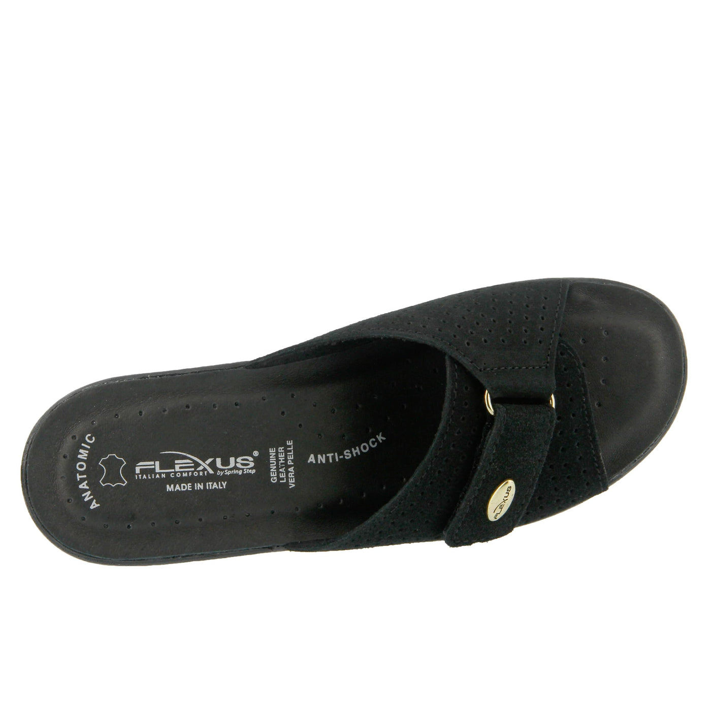 Flexus by Spring Step Women's KEA Slide Sandal, Black, 8.5