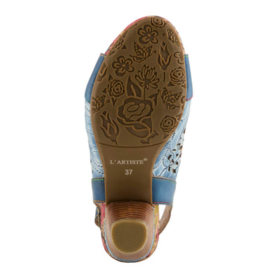 L'Artiste by Spring Step Women's Eclipsing Pump, Blue Multi, 9.5-10