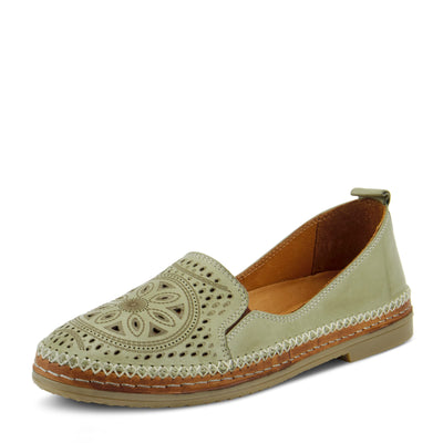 Spring Step Women's Ingrid Slip-On Loafer Olive Green EU 39/8.5