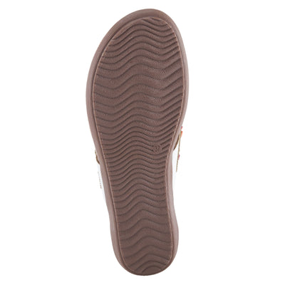 PATRIZIA Women's Tamora Slide Sandal White EU 37 / US 6.5-7