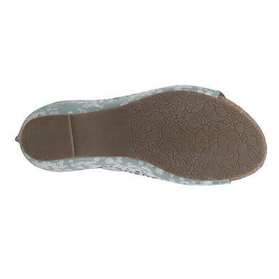 Spring Step L'Artiste Women's Margene Slide Sandal Green Multi EU 37 / US 6.5-7