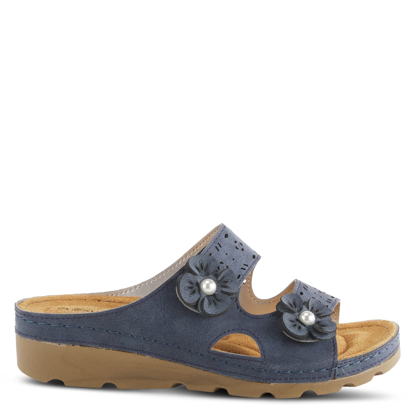 Flexus Women's Pamola Slingback Sandal Navy EU 38 / US 7.5-8