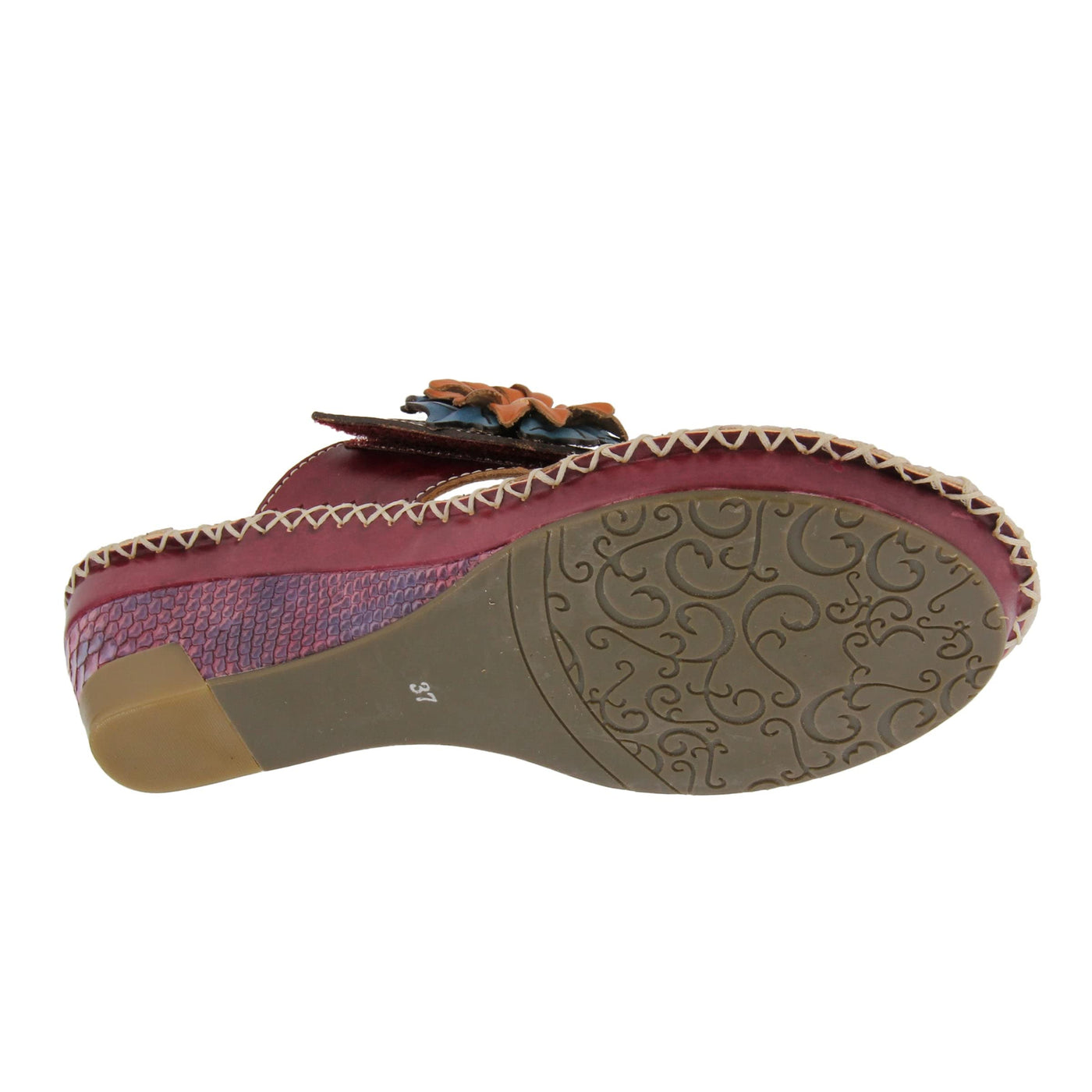 Spring Step L'Artiste Women's Vardi Slide Sandal Purple EU 36 / US 5.5-6