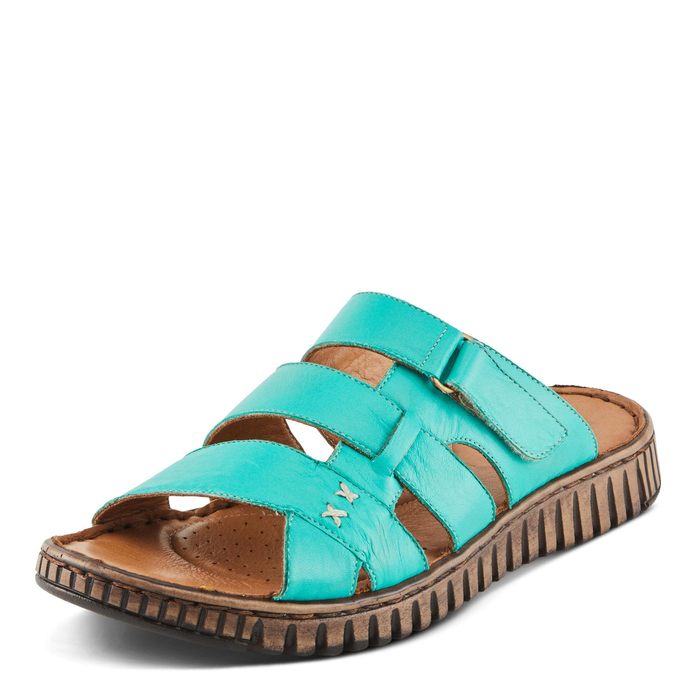Spring Step Women's Olly Sandal, Mint Green, 8.5
