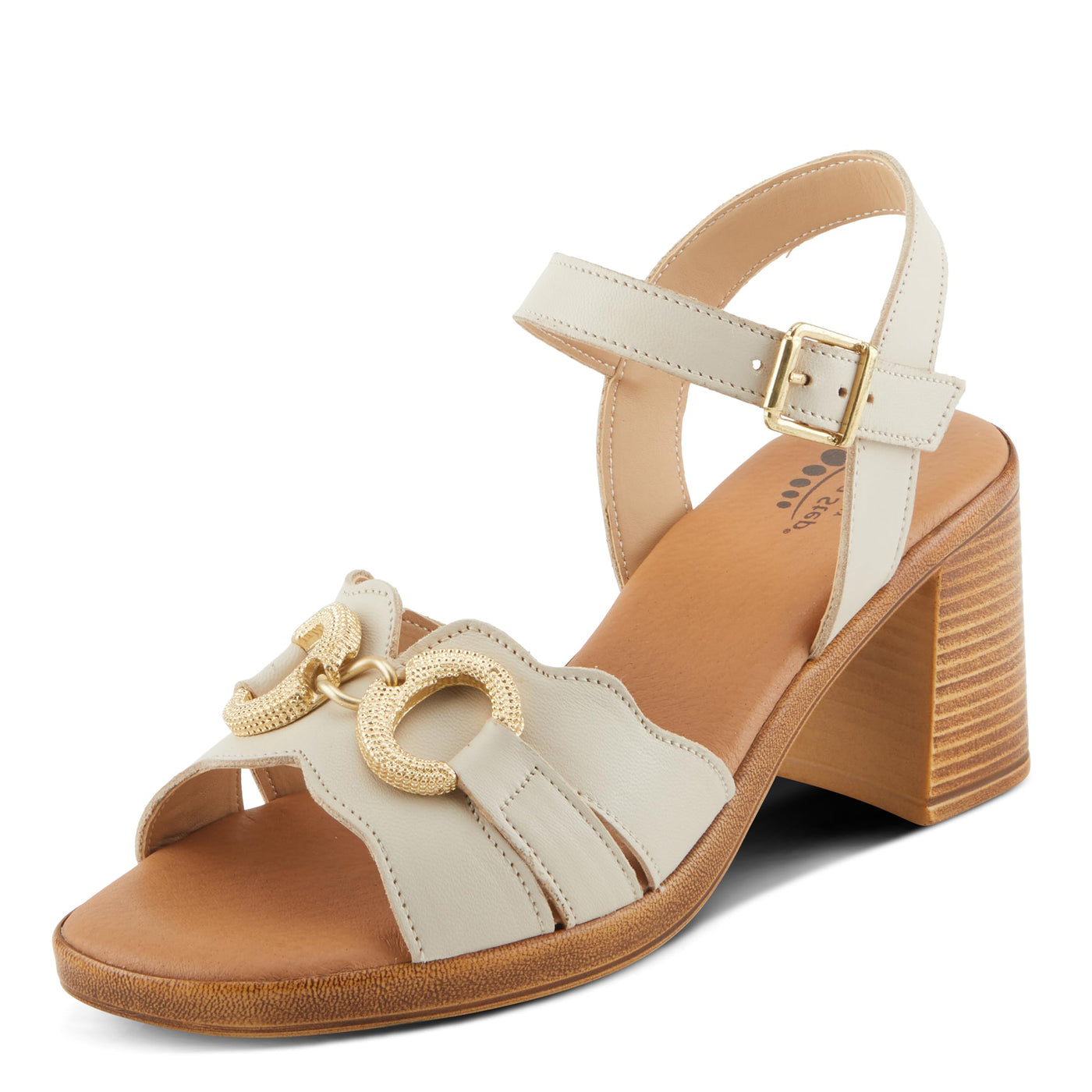 Spring Step Women's Sardinia Sandal, Bone, 9