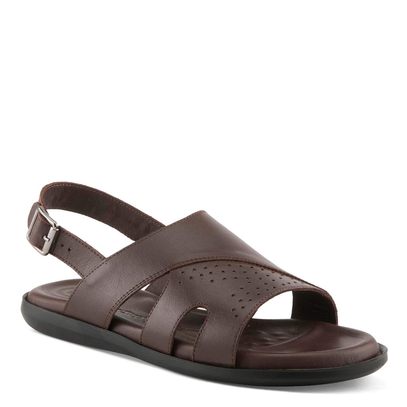 Spring Step Men's Jeff Slingback Sandal Brown EU 41 / US 8-8.5