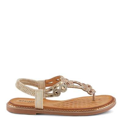 PATRIZIA Women's MEZZA Flat Sandals Soft Gold EU 40 / US 9