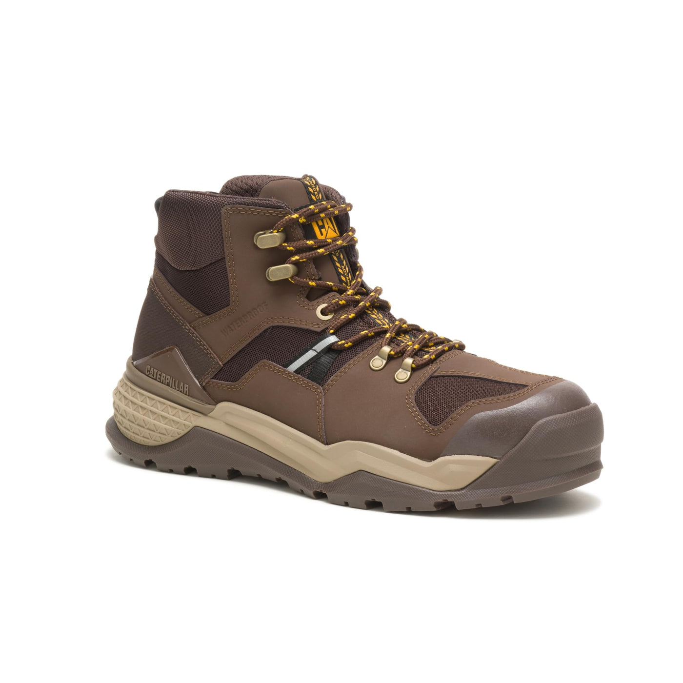 Cat Footwear Men's Provoke Mid Waterproof Alloy Toe Construction Boot
