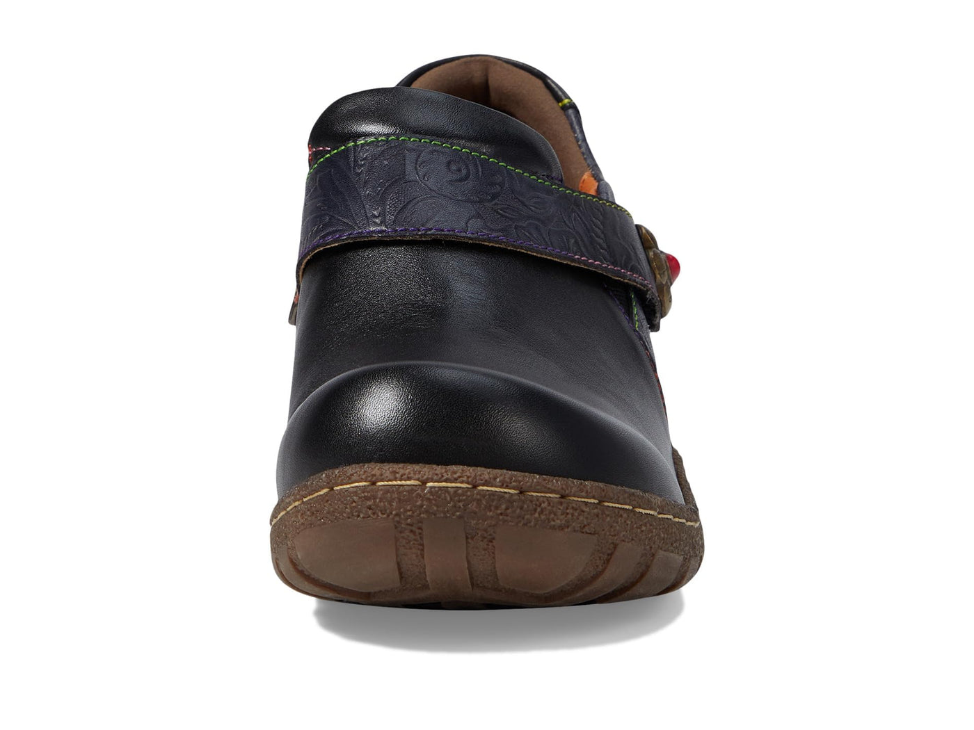 Spring Step L`Artiste Women's Gyarados Leather Closed Back Clog Black Multi EU 42 / US 10.5-11