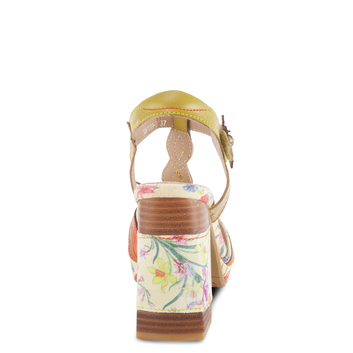 L'Artiste by Spring Step Fabuloso Yellow Multi EU 37 (US Women's 6.5-7) M