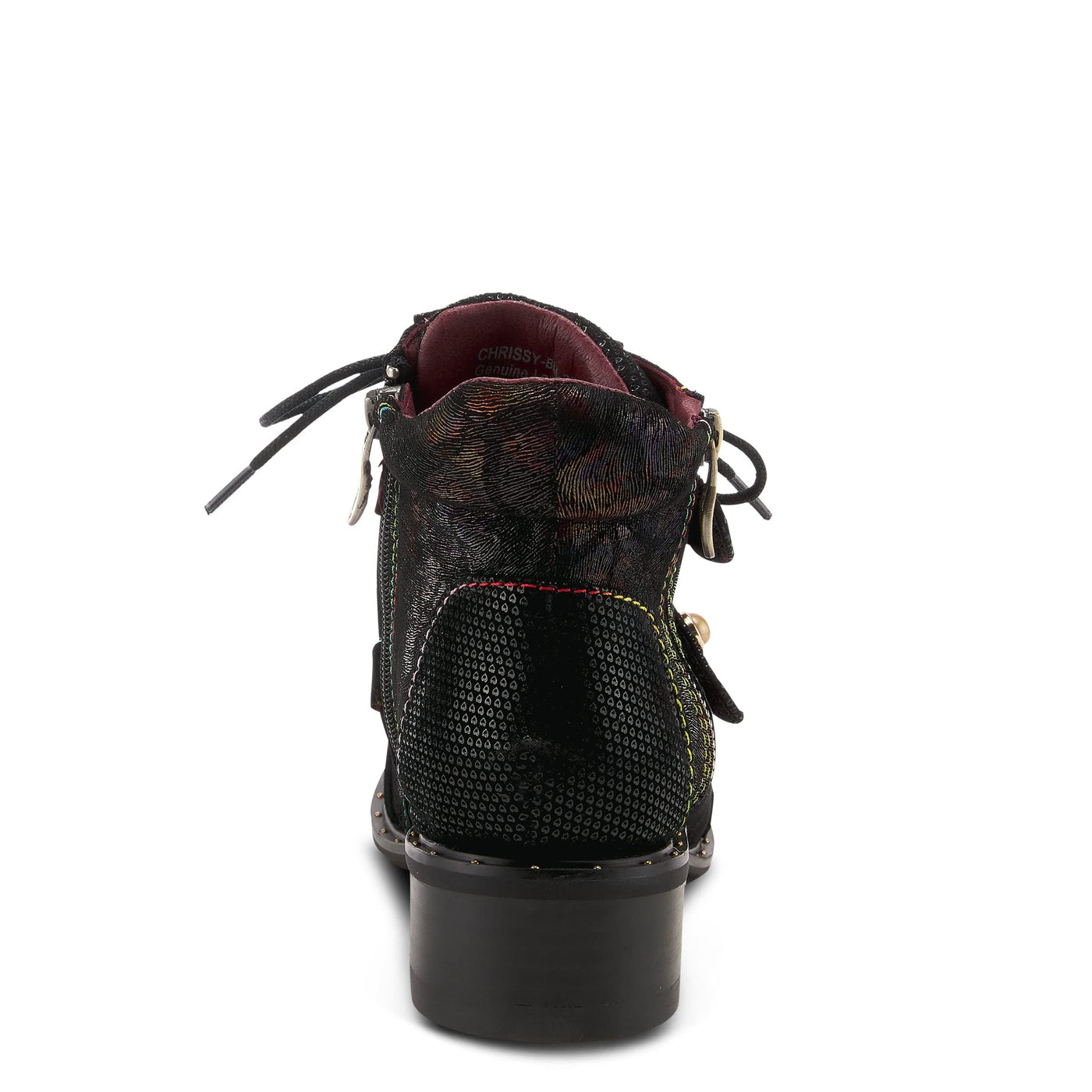 Spring Step L'Artiste Women's Chrissy Bootie Black Multi EU 38 / US 7.5-8