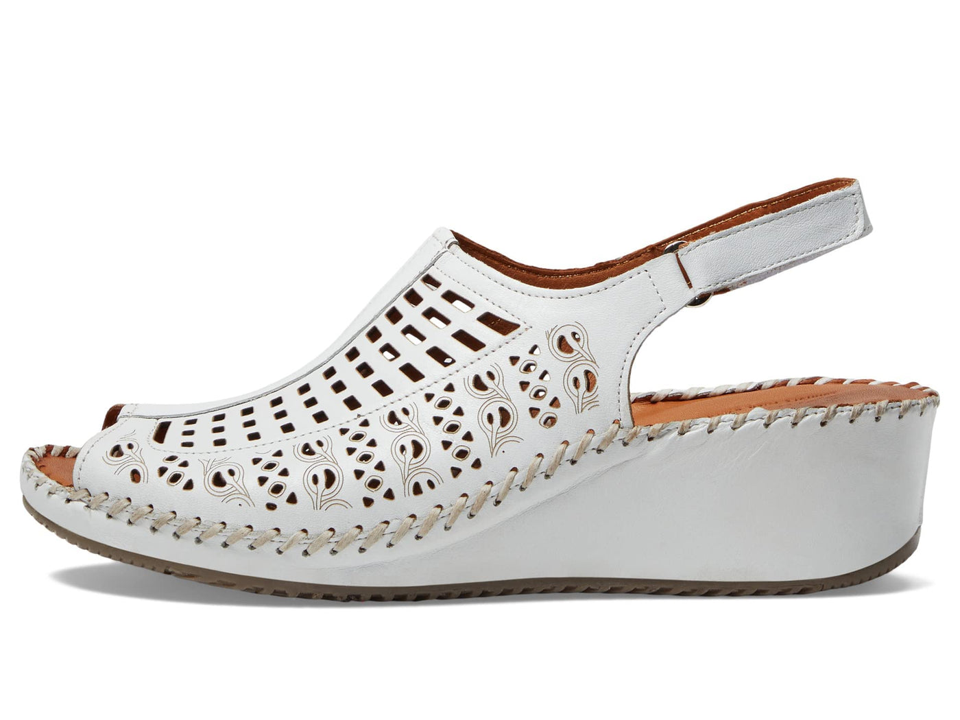 Spring Step Women's Bohemianish Wedge Sandal White EU 41 / US 9.5-10