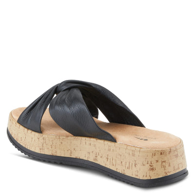 Spring Step Women's EBOSIA Slide Sandal Black EU 39/8.5