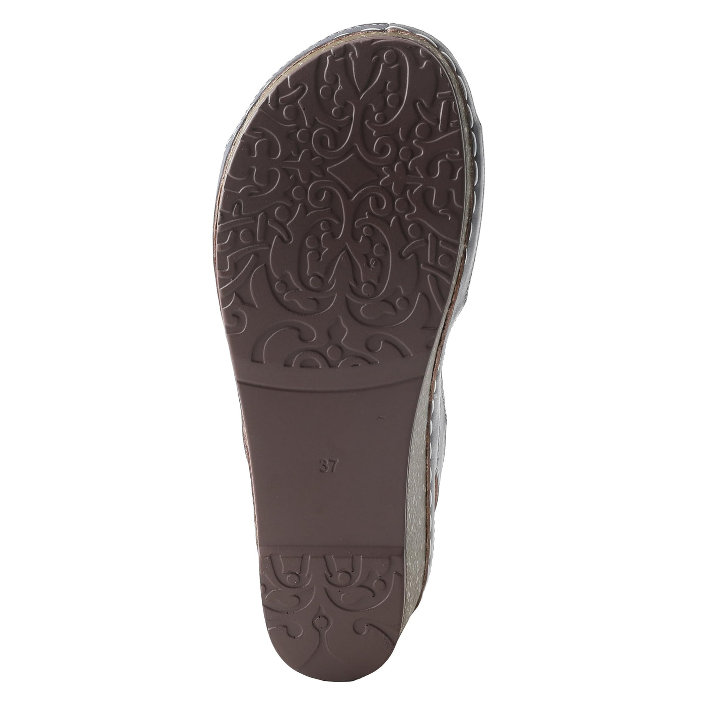 Spring Step L'Artiste Women's Roshni Wedge Sandal Blue Multi EU 35 / US 5