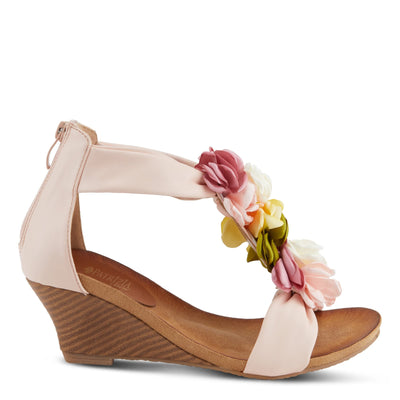 PATRIZIA Women's Begonia Wedge Sandal Pink Multi EU 38 / US 7.5-8