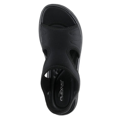 Flexus Women's Marshmello Slingback Sandal Black EU 40 / US 9