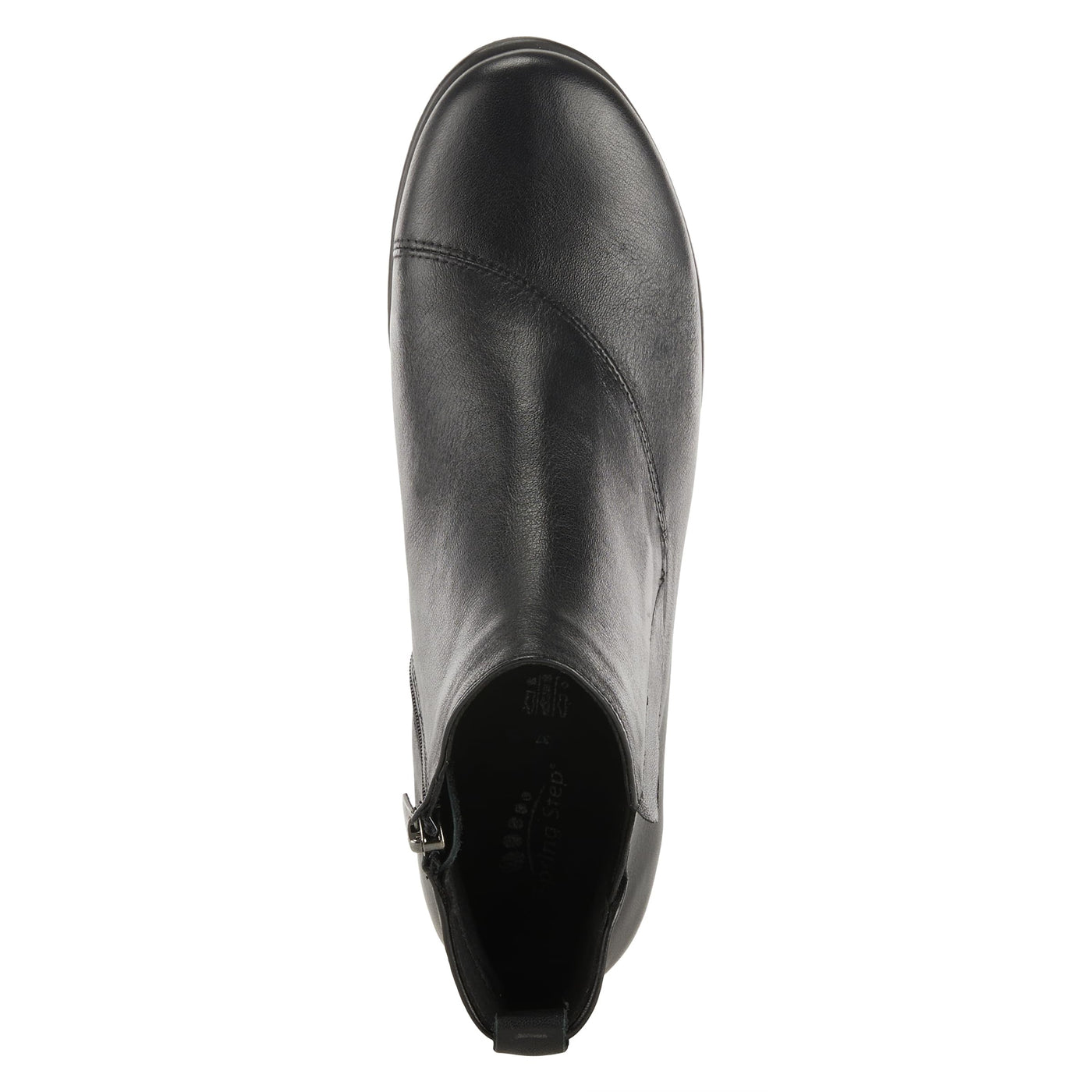 Spring Step Women's Aaronela Leather Bootie Black EU 37 / US 6.5-7