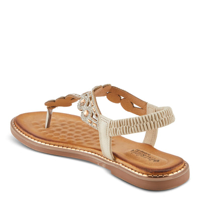 PATRIZIA Women's MEZZA Flat Sandals Soft Gold EU 42 / US 10.5-11