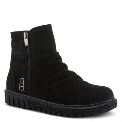 Spring Step Women's Addlyn Nubuck Leather Bootie Black Nubuck EU 40 / US 9