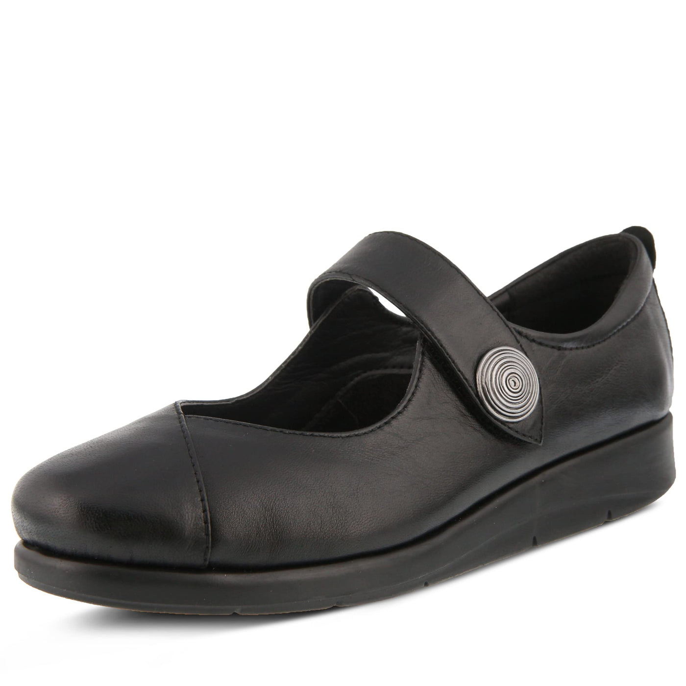 Spring Step Womens Zemira Black Clog - 36
