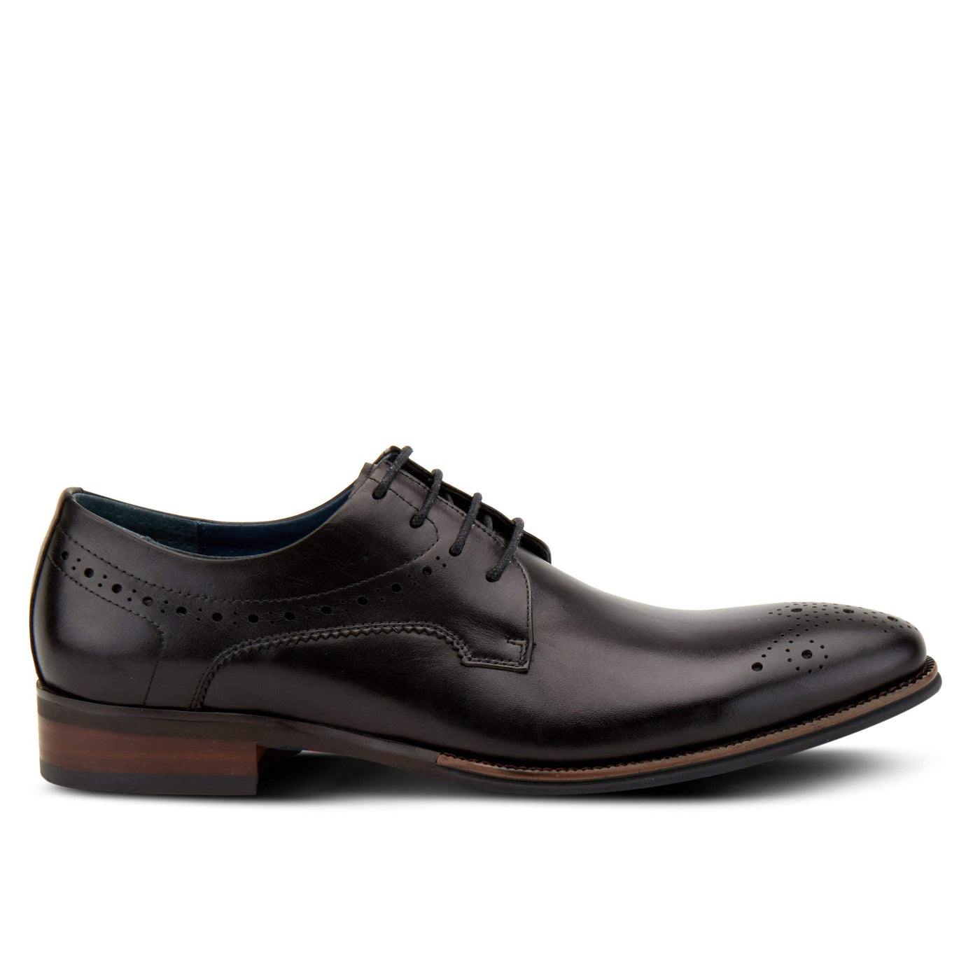 Spring Step Men's Charlie Oxford, Black, 8-8.5 Medium US