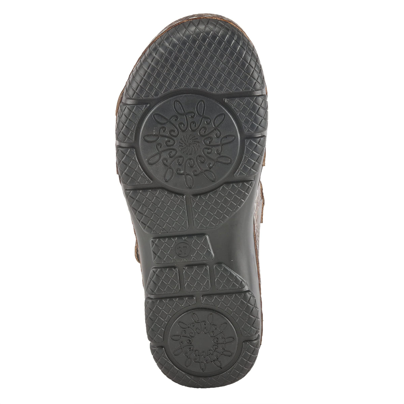 Spring Step L'Artiste Women's Popcorn Slide Sandal Brown EU 41 / US 9.5-10