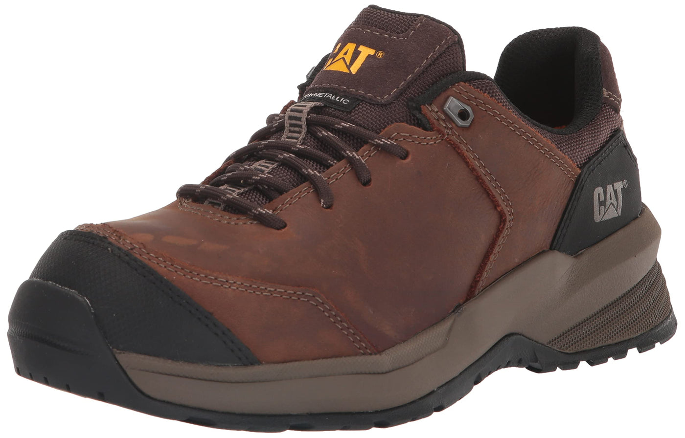 Caterpillar mens Streamline 2.0 Leather Construction Shoe, Clay, 12 Wide US