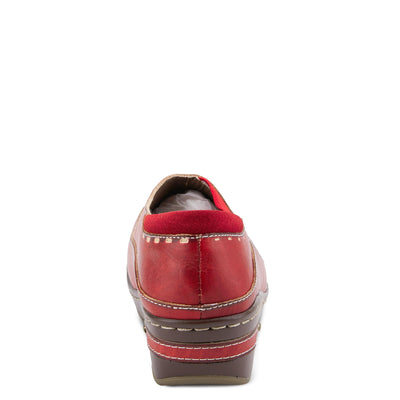 L'artiste by Spring Step Women's Burbank Mule, Red, 38 EU/7.5-8 M US