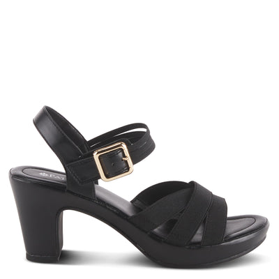 PATRIZIA Women's Neesa-Stretch Slingback Sandal Black EU 36 / US 5.5-6
