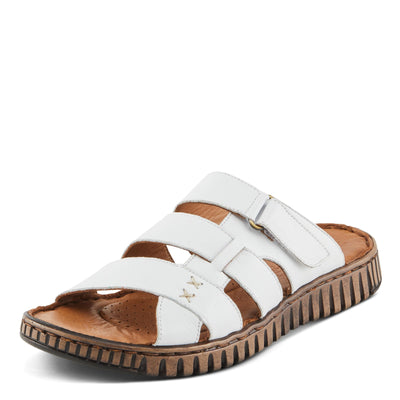 Spring Step Women's Olly Sandal, White, 9.5-10