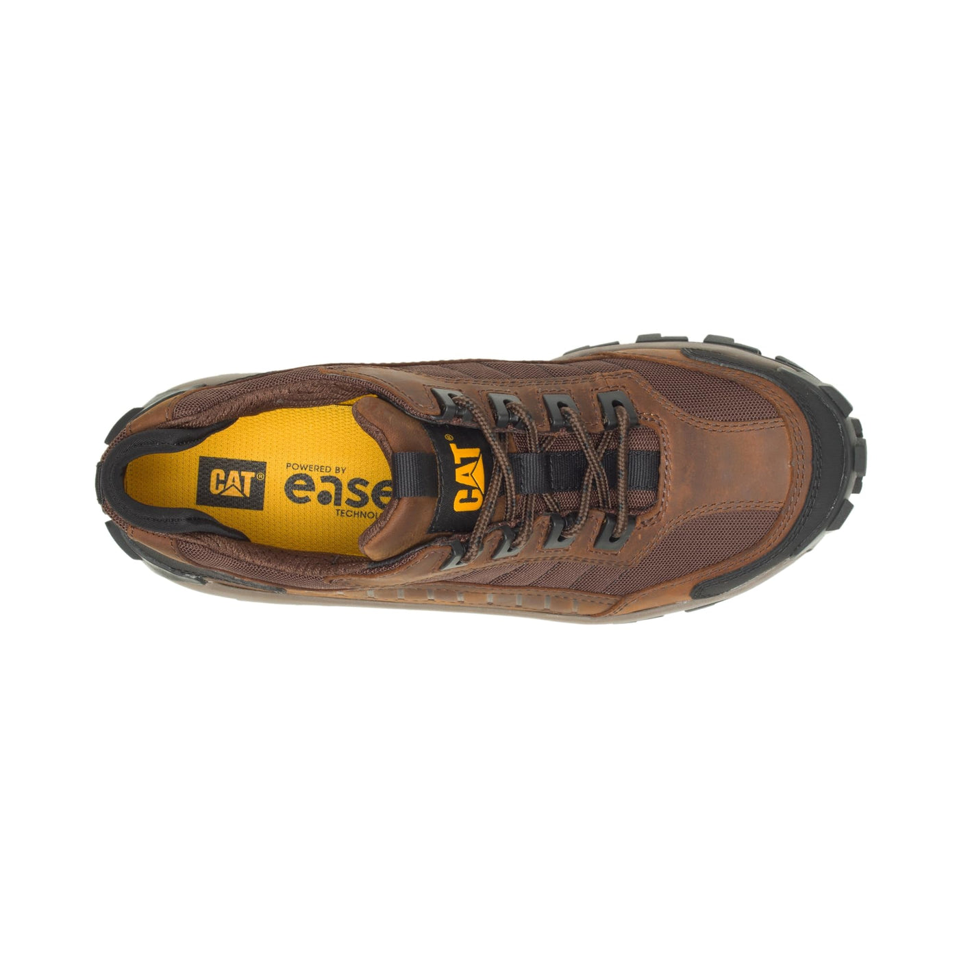 CAT Footwear Men's Invader Steel Toe Work Shoe, Dark Brown, 8