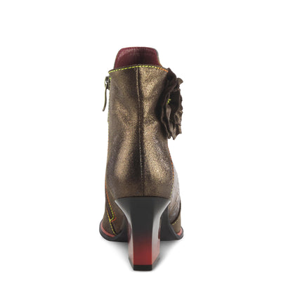Spring Step L'Artiste Women's Zinna Leather Bootie Bronze EU 35 / US 5