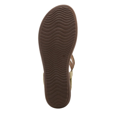 PATRIZIA Women's Crema Slingback Sandal Olive Green EU 37 / US 6.5-7