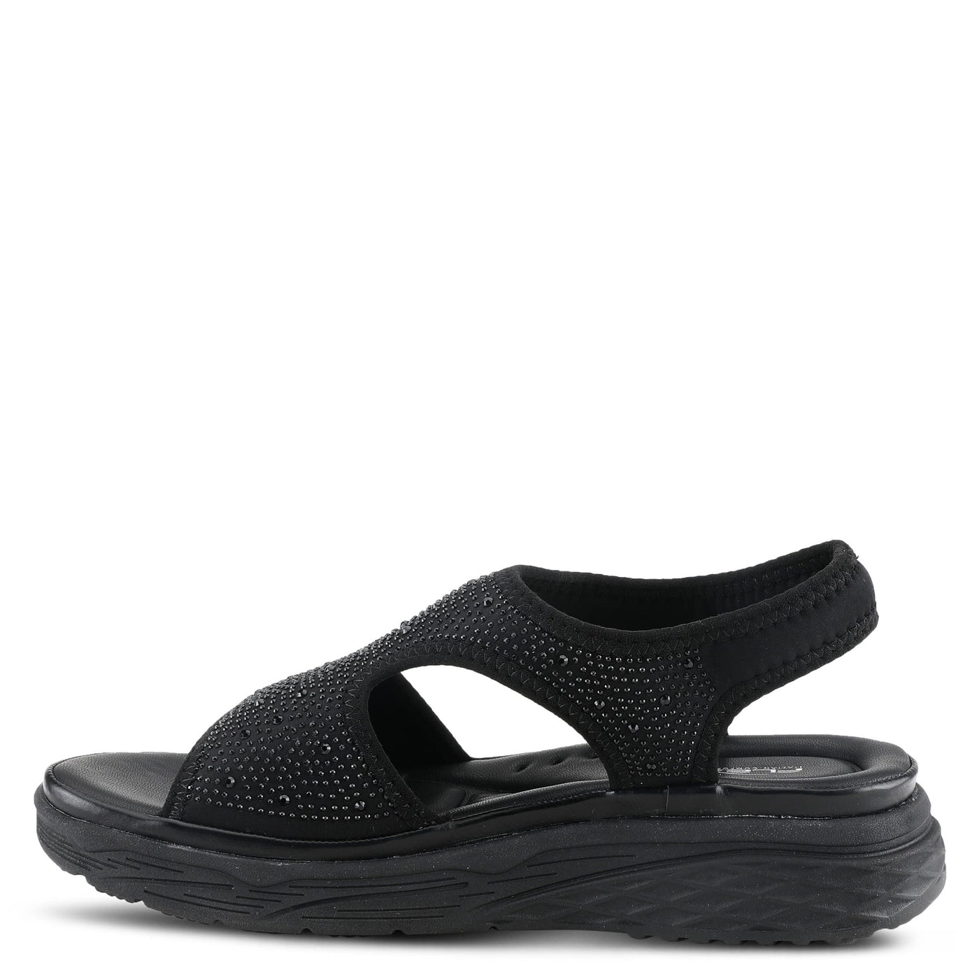 Flexus Women's Mallo Slingback Sandal Black EU 36 / US 5.5-6