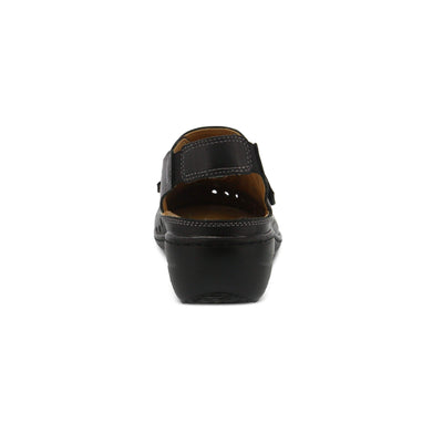 Spring Step womens FOGO Mary Jane Flat, BLACK 5 medium US