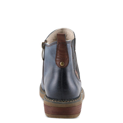 Spring Step Women's Nonia Sneaker for Women | Chelsea Inspired Ankle Boots with Plaid Elastic Stretch Navy EU 37 / US 6.5-7