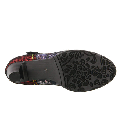 L'Artiste by Spring Step Mazie Bordeaux Multi Shoe US 9.5-10