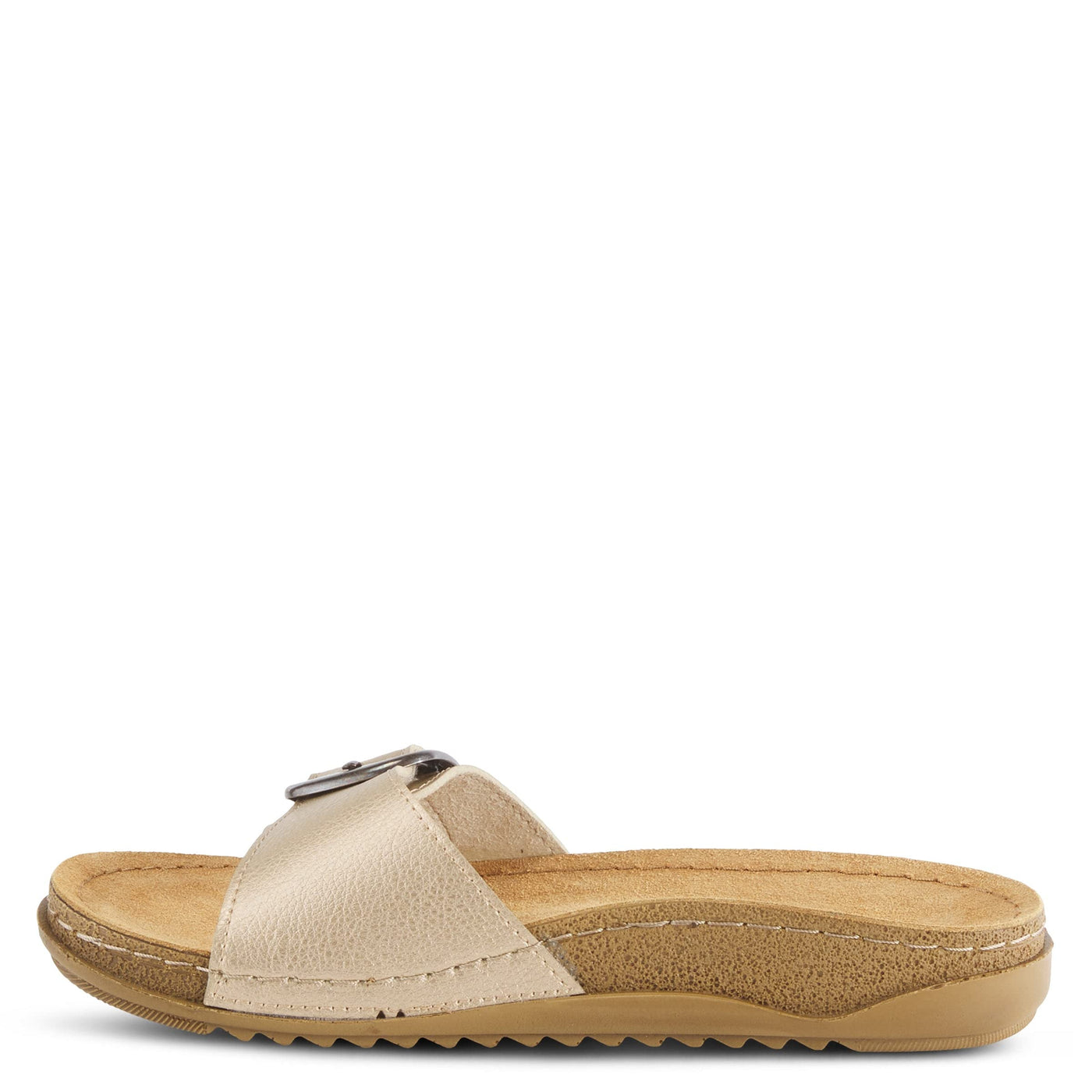 Flexus Women's Baronca Slide Sandal Gold EU 37 / US 6.5-7