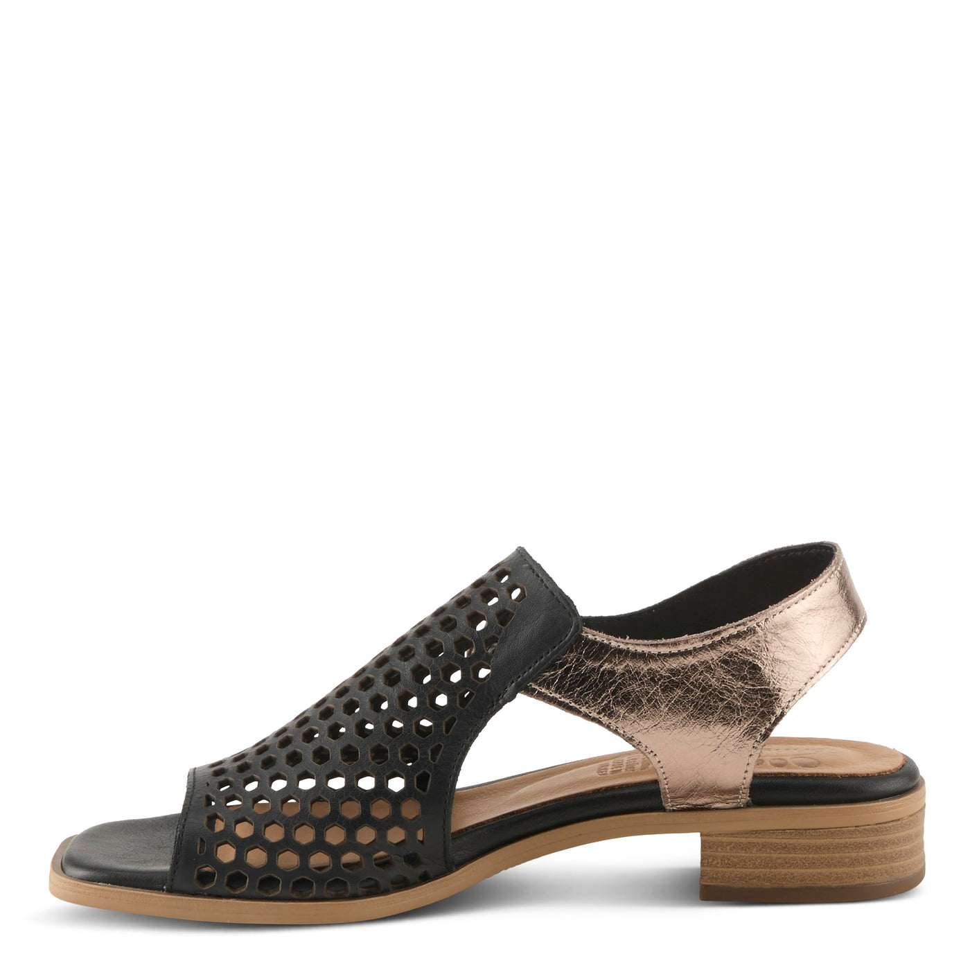 Spring Step Women's Gosset Sandal, Black Multi, 8.5