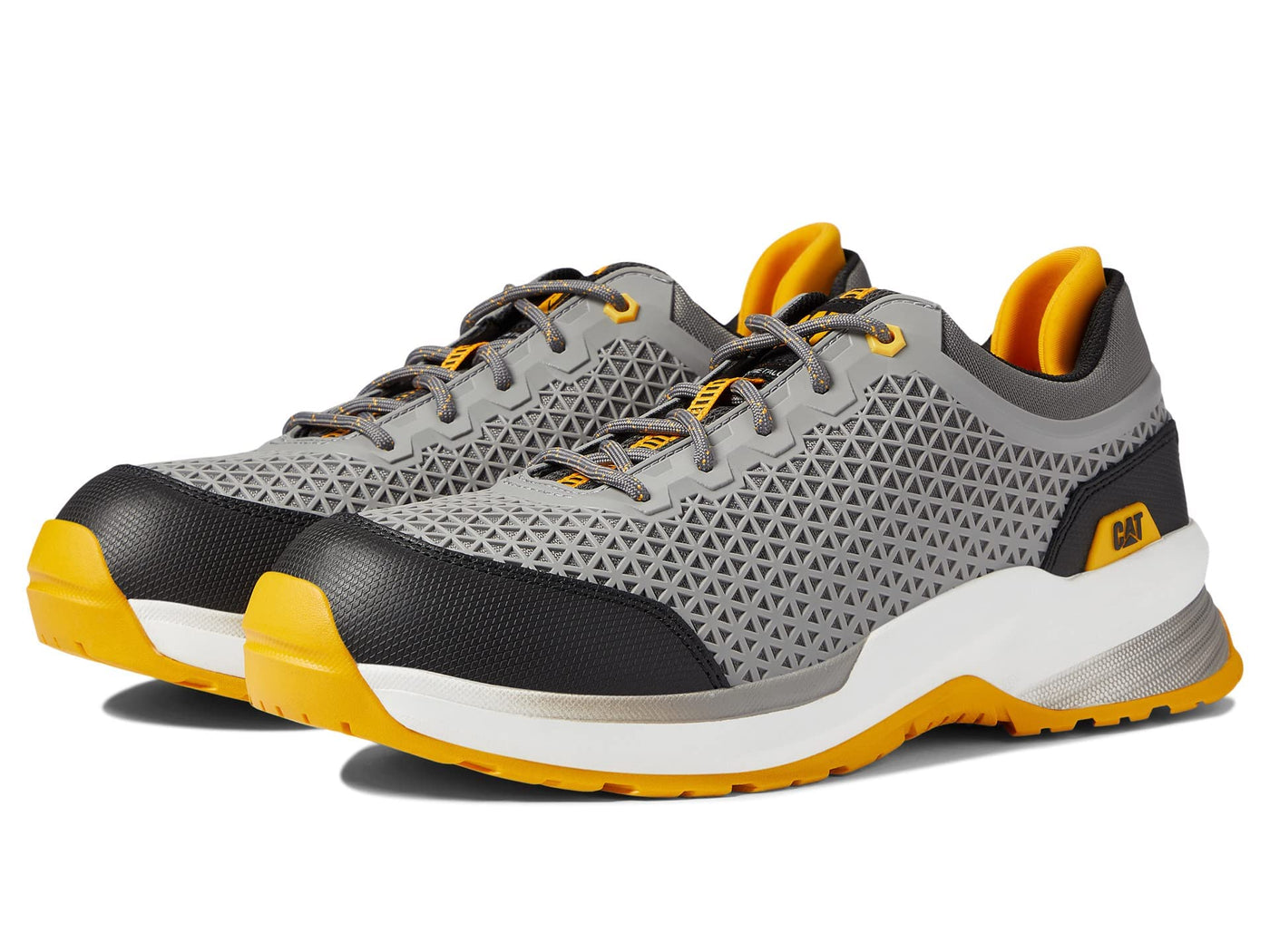 CAT Footwear Men's Streamline 2.0 Composite Toe Construction Shoe, Medium Charcoal/Paloma, 10 Wide