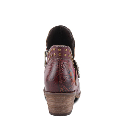 L'Artiste by Spring Step Women's Daintylady Western Boot, Bordeaux Multi, 7