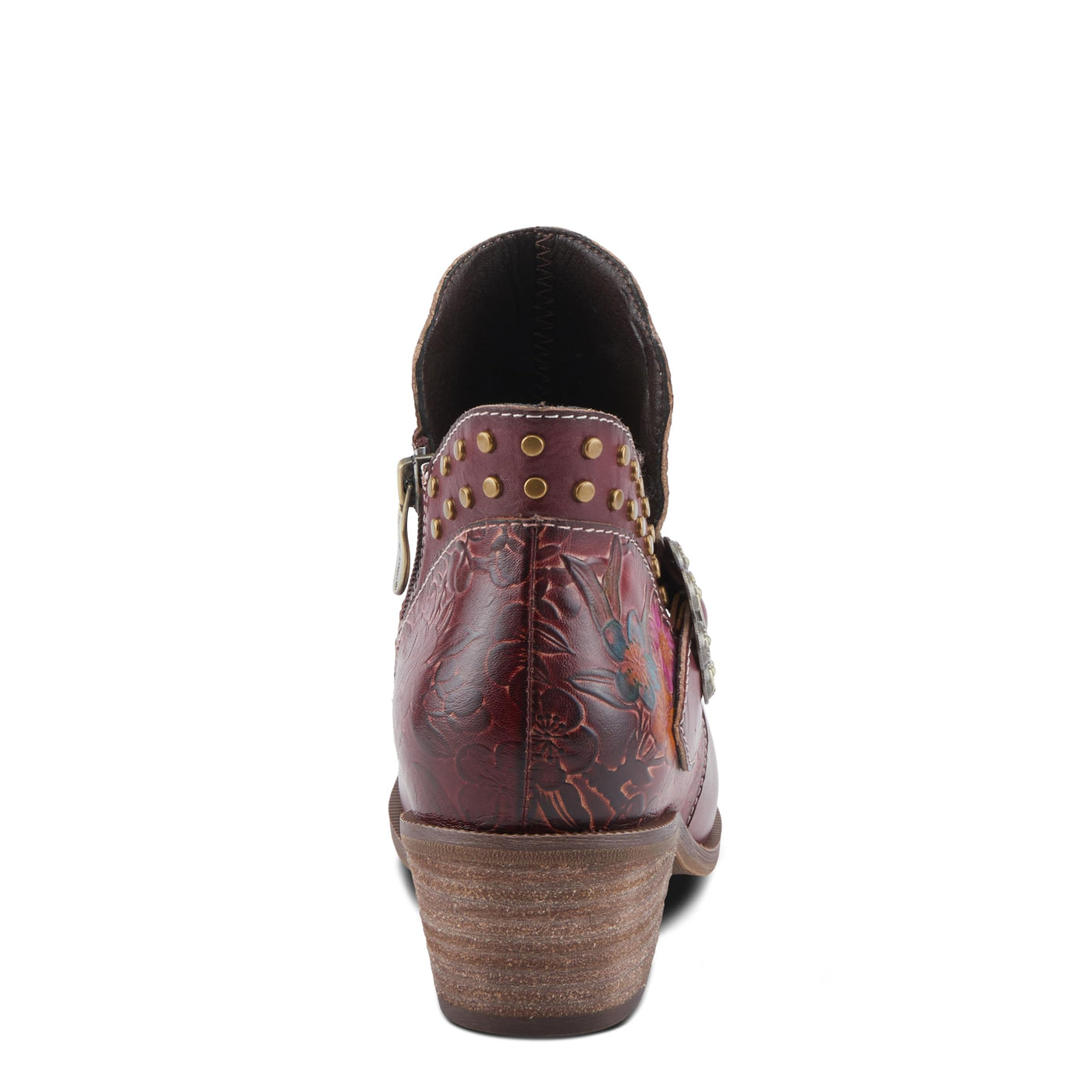 L'Artiste by Spring Step Women's Daintylady Western Boot, Bordeaux Multi, 8