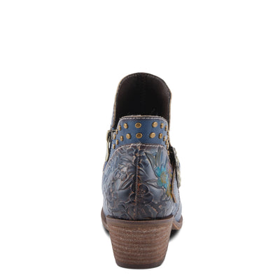 L'Artiste by Spring Step Women's Daintylady Western Boot, Blue Multi, 11
